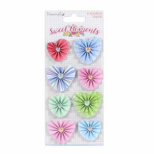 DC  Sweet Moments Heart Shaped Accordion Stickers