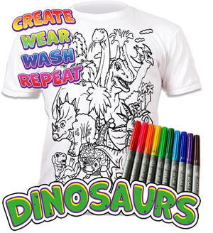 PYO T-Shirt-Dinosaurs age 3-4