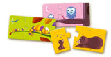 Djeco Duo Puzzle - Mom and Baby (12 x 2 Piece Puzzles)