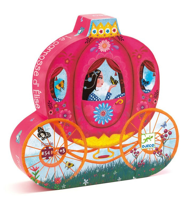 Djeco - Puzzle - Elises Carriage - 54 Pcs