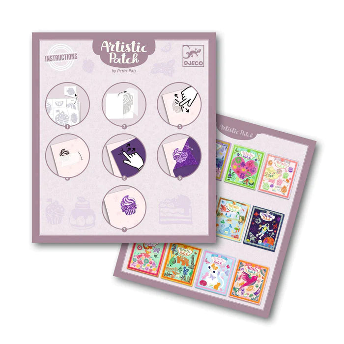Djeco Artistic Patch Glitter - Sweets