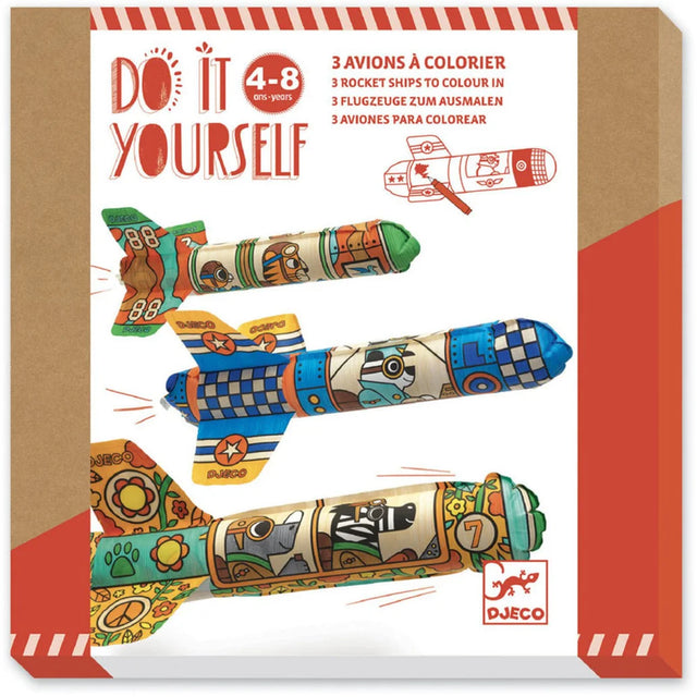 Djeco - DIY Colour In - To The Sky