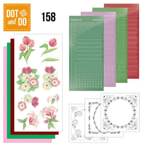 Dot and Do 158 Red Flowers