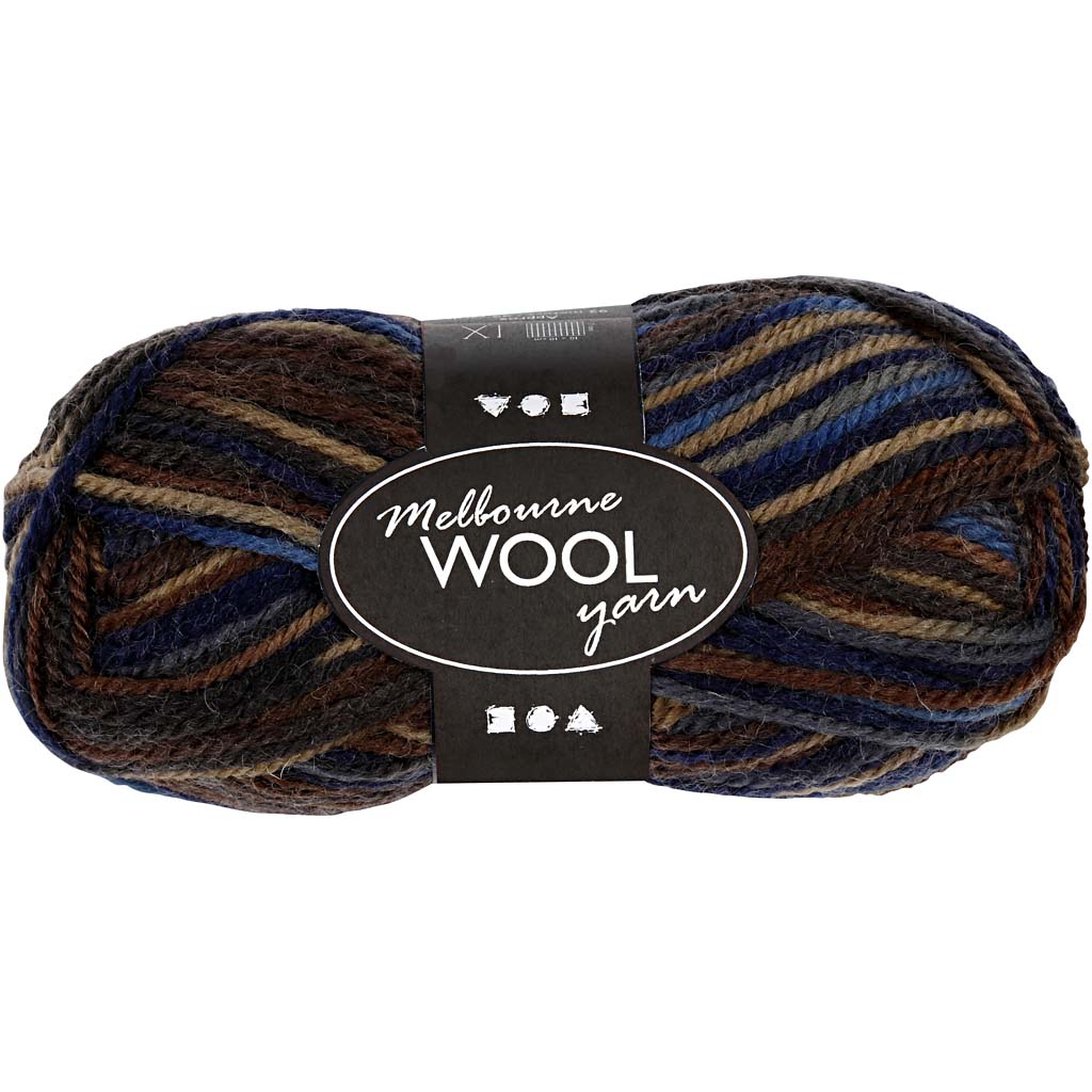 Wool Yarn -Brown Harmony
