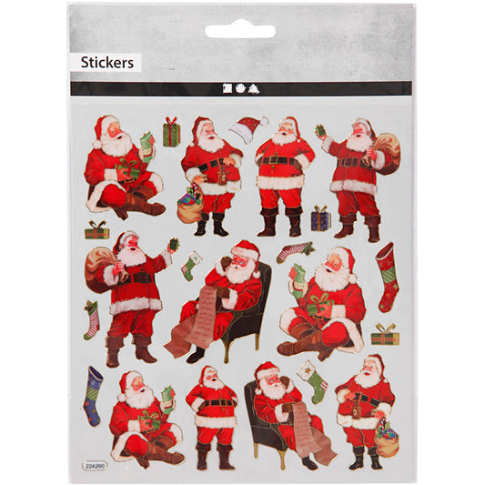 Stickers, Traditional Father Christmases