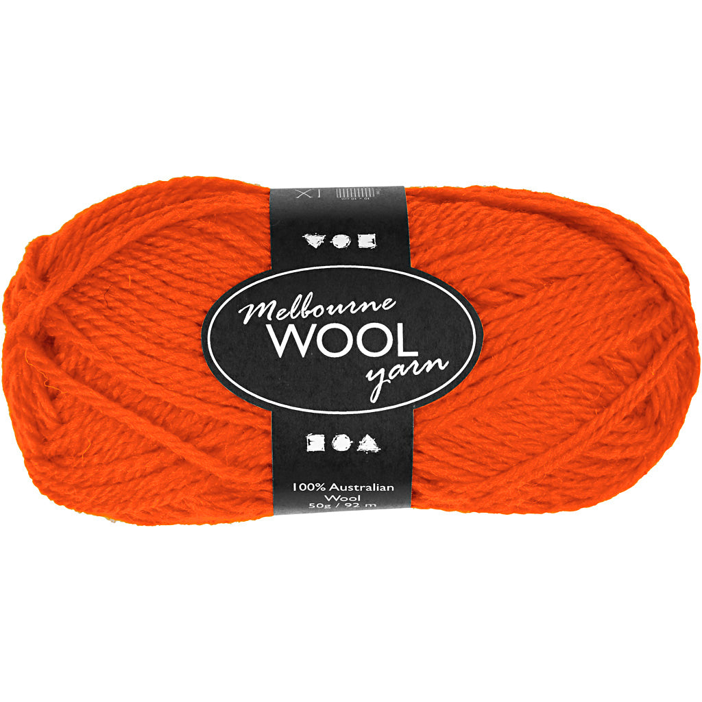 Wool Yarn -Orange