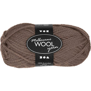 Wool Yarn -Brown