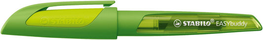 Ergonomic School Fountain Pen - STABILO EASYbuddy - A Nib - Lime/Green