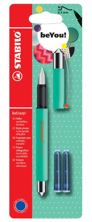 Fountain Pen - STABILO beCrazy! - Uni Colors - Minty Green 