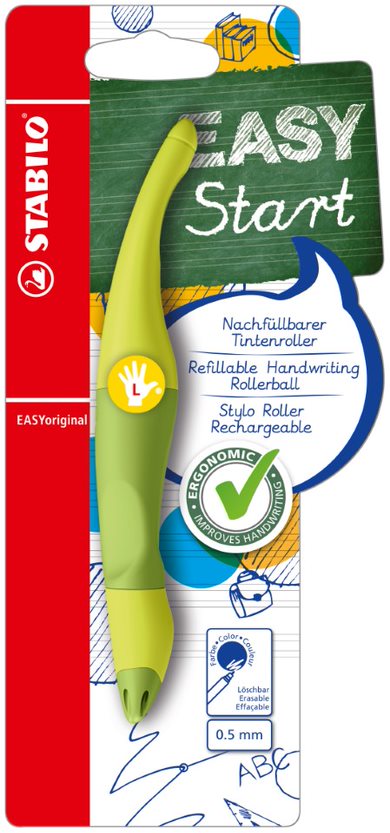 Handwriting Pen - STABILO EASYoriginal - Left Handed - Lime/Green