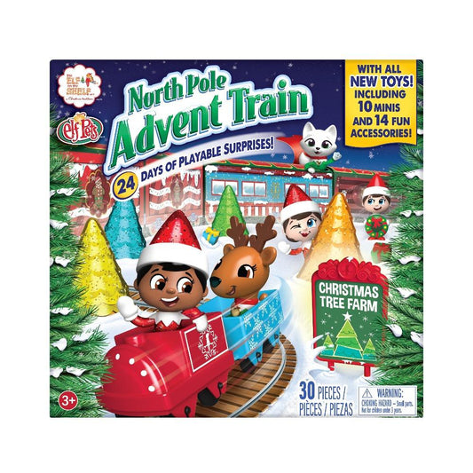 Elf On The Shelf North Pole Advent Calendar Train