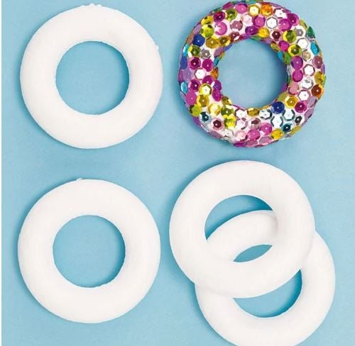 Polystyrene Craft Rings (Pack of 10)