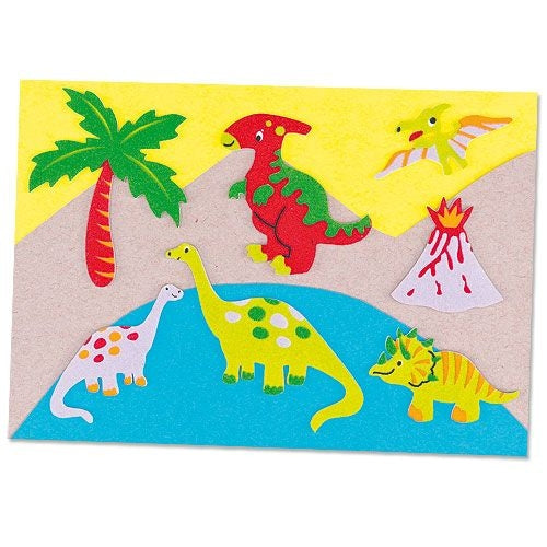 DINOSAUR FOAM STICKERS PK.102