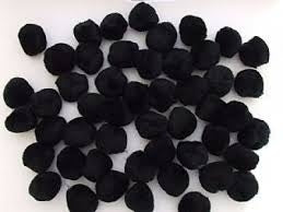 Pom Poms-Black 25Mm+40Mm(30)