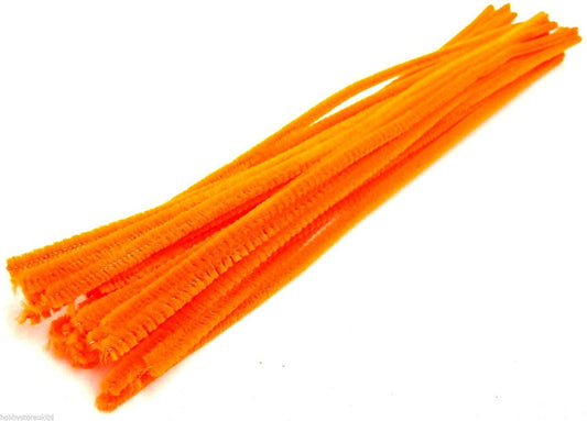 Pipe Cleaners - Orange 12" (25Pk)