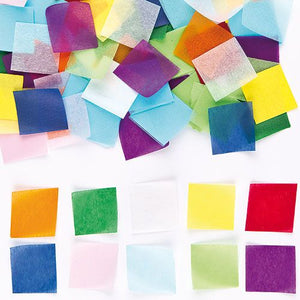 Coloured Mini Tissue Squares
