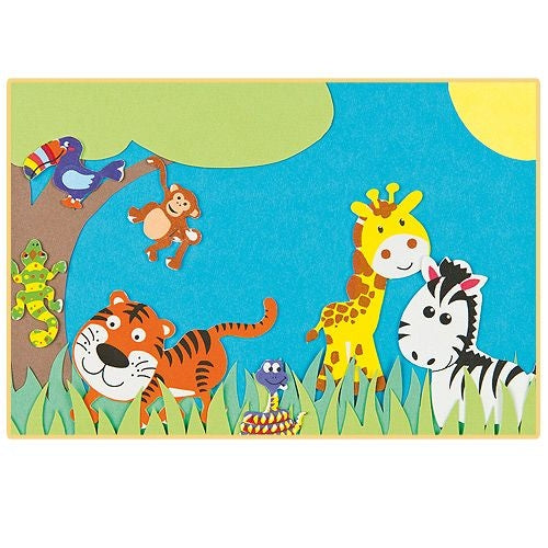 Jungle Animal Foam Stickers (Pack of 96)
