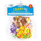 Jungle Animal Foam Stickers (Pack of 96)