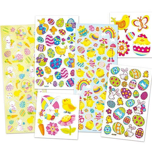 Bumper 3-in-1 Easter Sticker Value Pack (Pack of 2)