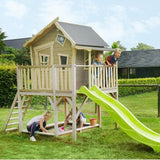 EXIT Crooky 750 Wooden Playhouse - Grey/Beige