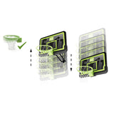 EXIT Galaxy wall-mounted basketball backboard with dunk hoop - black edition