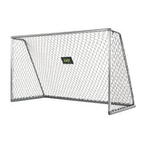 EXIT Scala Aluminium Soccer Goal - Matt Silver (10 x 6.6 Ft)