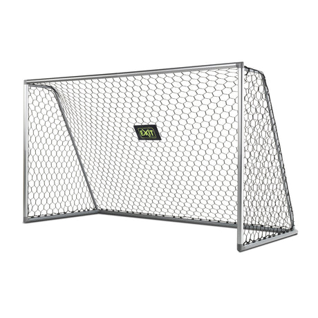 EXIT Scala Aluminium Soccer Goal - Matt Silver (10 x 6.6 Ft)