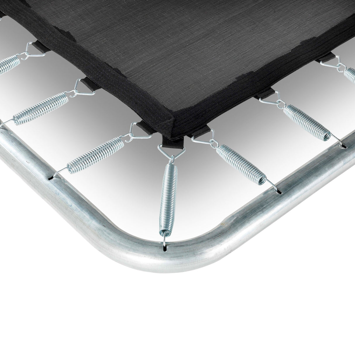 EXIT Silhouette ground trampoline 153x214cm with safety net - pink