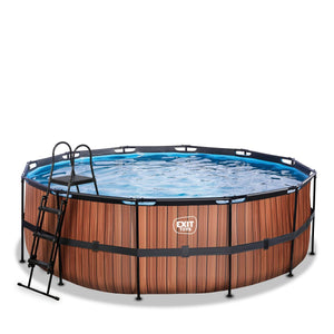 EXIT Frame Pool ø427x122cm (12v Cartridge)