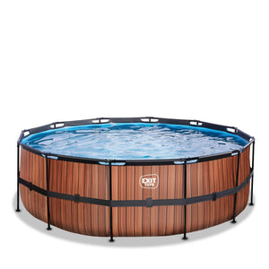 EXIT Frame Pool ø427x122cm (12v Cartridge)