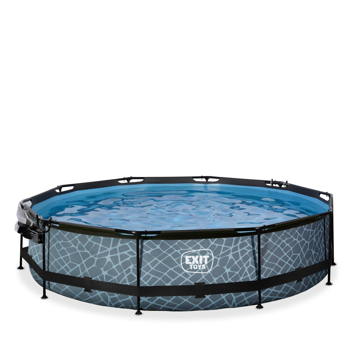 EXIT Frame Pool ø360x76cm (12v Cartridge filter)