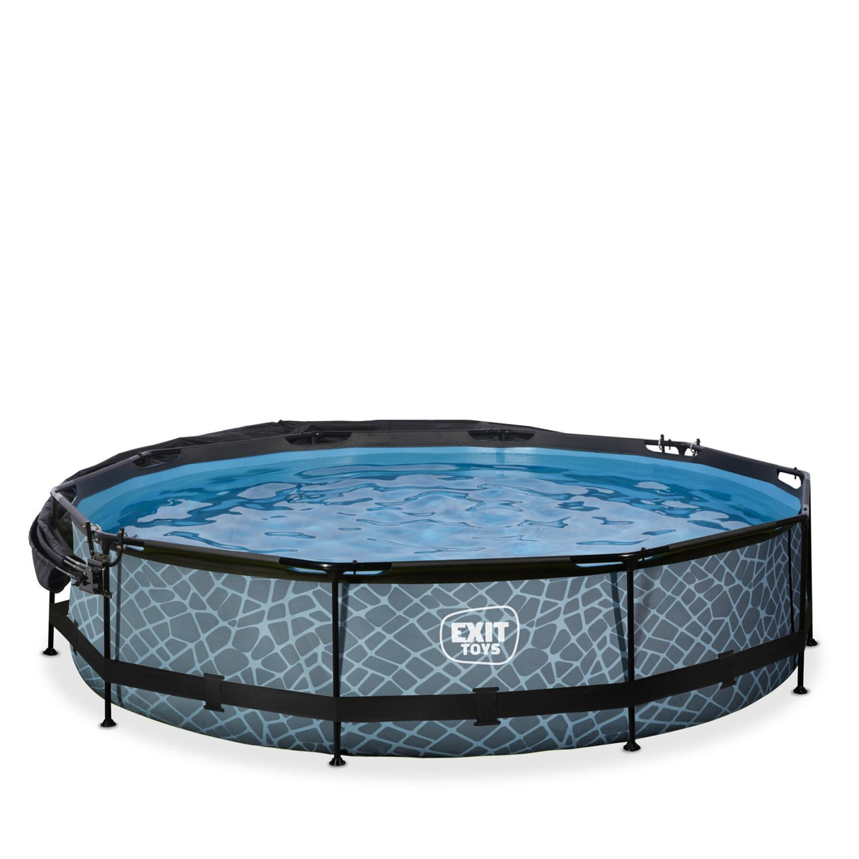 EXIT Frame Pool ø360x76cm (12v Cartridge filter)