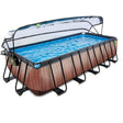 EXIT Frame Pool 5.4x2.5x1.22m (12v Sand filter)