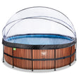 EXIT Frame Pool ø450x122cm (12v Sand filter)