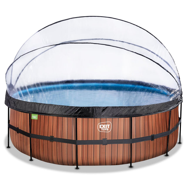 EXIT Frame Pool ø450x122cm (12v Sand filter)