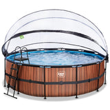 EXIT Frame Pool ø450x122cm (12v Sand filter)