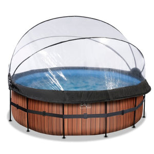 EXIT Frame Pool ø427x122cm (12v Sand filter)
