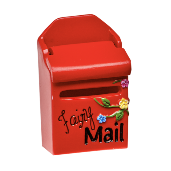 The Irish Fairy Door Red Mail Box