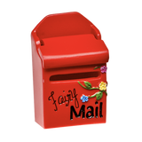 The Irish Fairy Door Red Mail Box