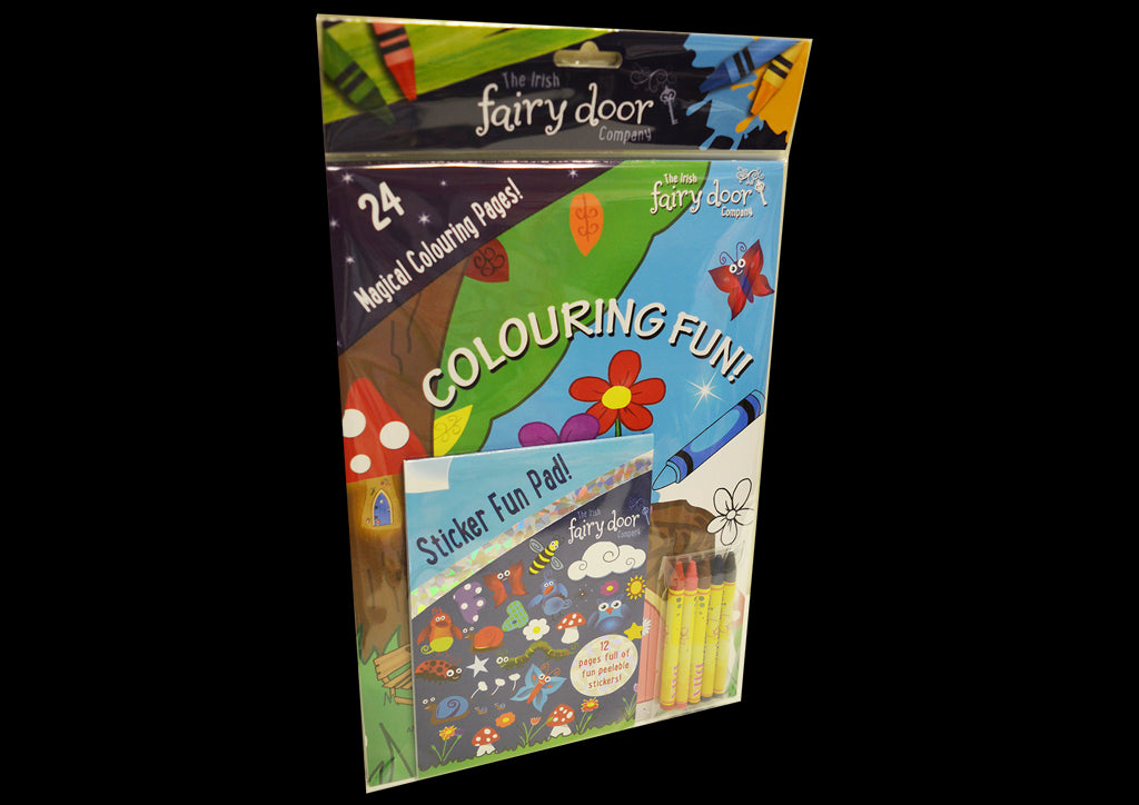 The Irish Fairy Door Colouring Book Stickers