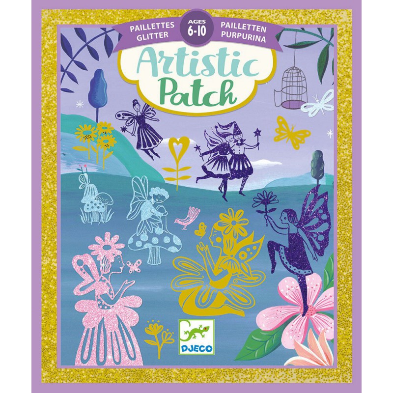 Djeco Artistic Patch Glitter - Fairyland
