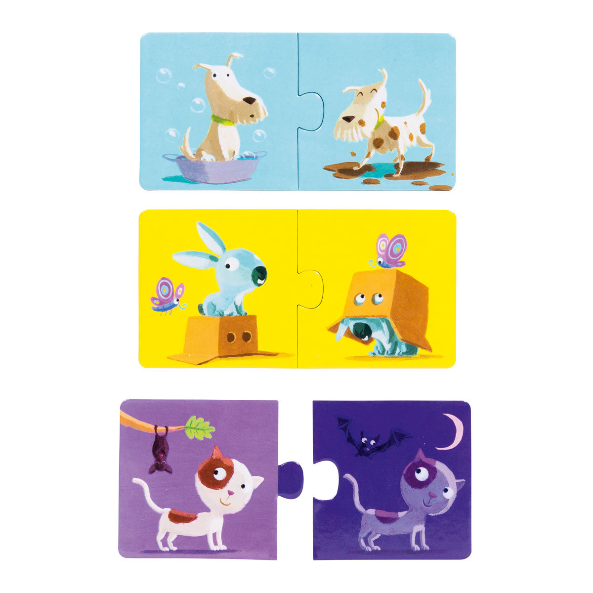 Djeco Opposites - Puzzle Duo 12 Puzzles