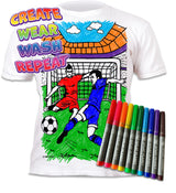 Splat Planet PYO T-Shirt: Football (Size 5-6 Years)