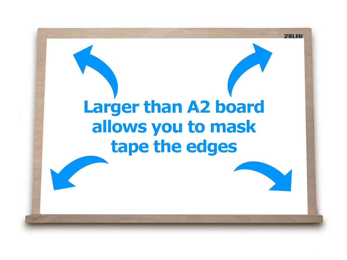 A2 Beech wooden work station easel