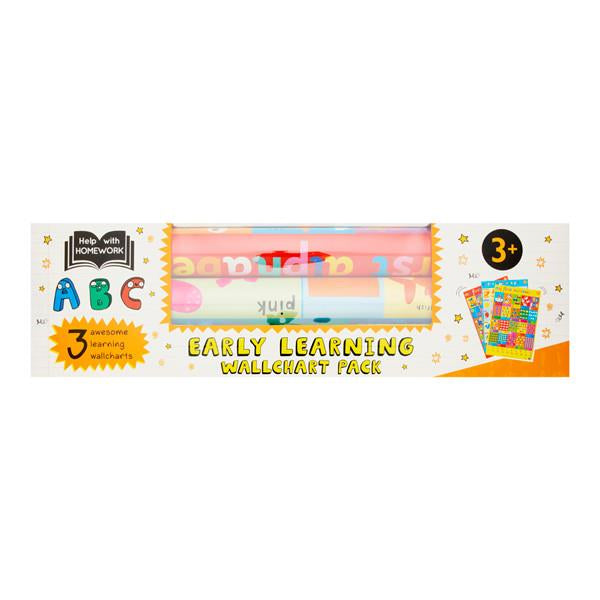 3 Wallcharts - 3+ Early Learning