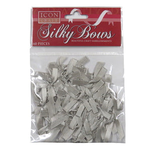 Icon Silky Craft Bows – Silver *clrnc*