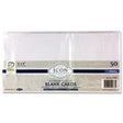 Occasions Pack of 50 6"x6" Cards & Envelopes - White