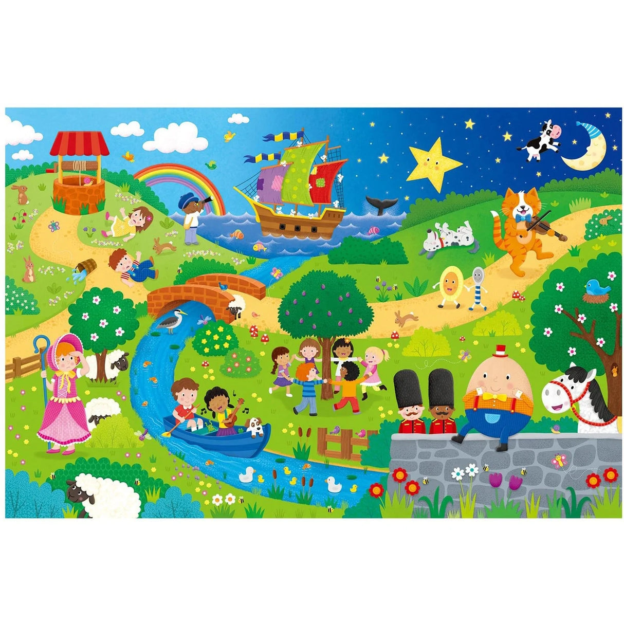 Giant Floor Puzzle -Nursery Rhymes