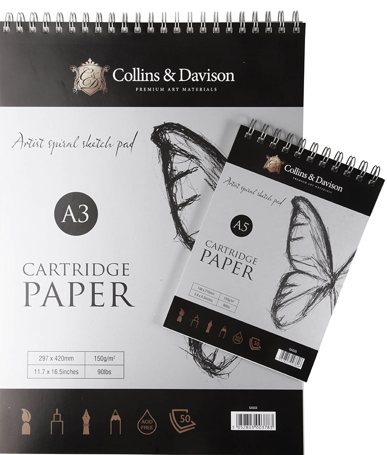 ARTIST SPIRAL SKETCH PAD A4 TOP BOUND 50 SHT.