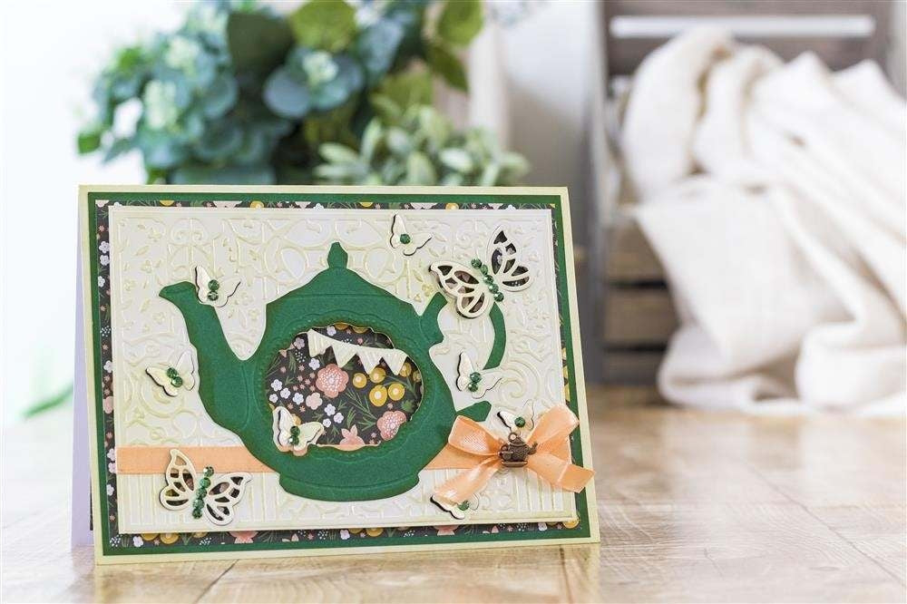 Cut and Emboss Folder - Tea for Two